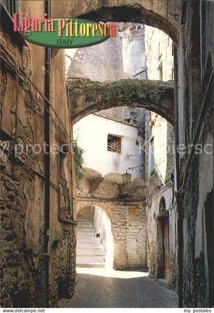 72399272 Liguria Ligurien Strassen Durchgang Gasse Liguria Pittoresca