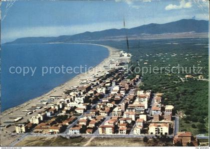 72429418 Grosseto Toscana Luftaufnahme Strand Grosseto Toscana