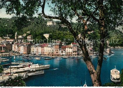 72939784 Portofino Liguria Panorama Hafen Portofino Liguria