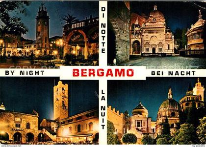 72974224 Bergamo bei Nacht Bergamo