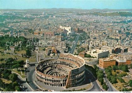 73316013 Rom Roma Il Colosseo Kolloseum Fliegeraufnahme Rom Roma