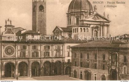 73508312 Brescia Piazza Vecchia e Orologio Brescia