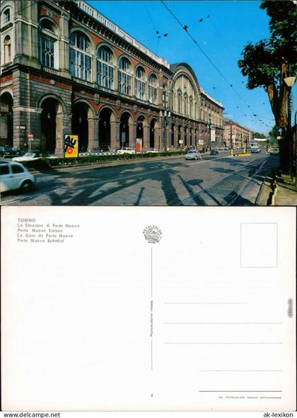Ansichtskarte Turin Torino Bahnhof Porta Nuova 1965