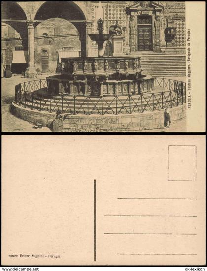 Cartoline Perugia PERUGIA Fontana Maggiore (Bevignate da Perugia) 1910