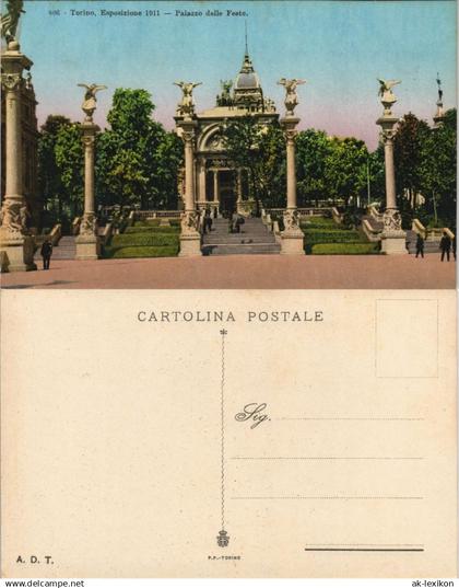Cartoline Turin Torino Esposizione Palazzo delle Feste. 1922