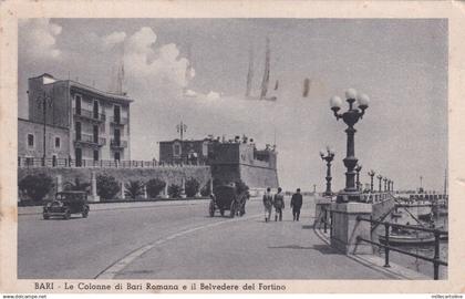 * BARI - Le Colonne di Bari Romana e il Belvedere del Fortino 1939