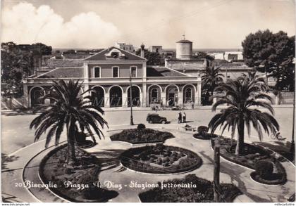 BISCEGLIE - Piazza A. Diaz, Stazione ferroviaria 1952