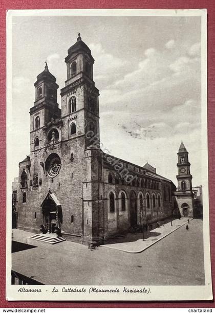 Cartolina - Altamura ( Bari ) - La Cattedrale ( Monumento Nazionale ) - 1937