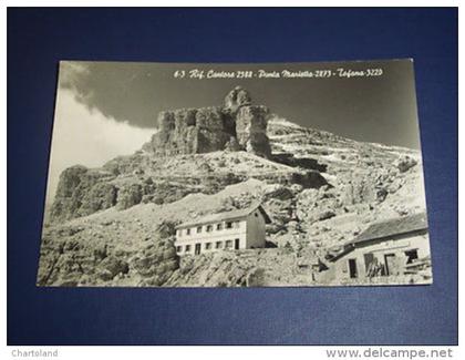 Cartolina Rifugio Cantore - Punta Marietta - Tofana 1955