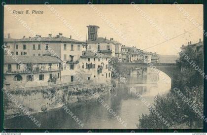 Bergamo Ponte San Pietro cartolina VK1306