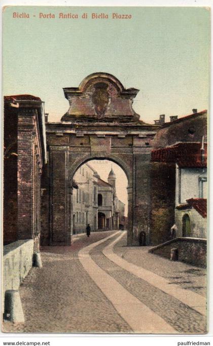 Biella - Porta Antica di Biella Piazza - Non viaggiata - (vedi descrizione)