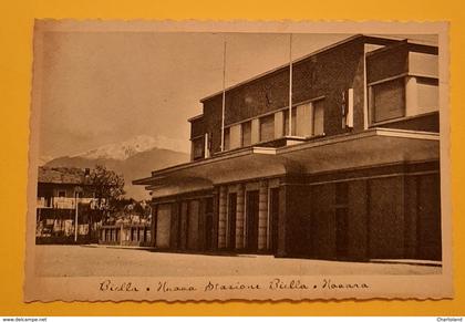 Cartolina Biella - Nuova Stazione Biella - Novara - 1900