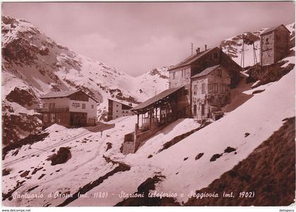 SANTUARIO D'OROPA - BIELLA - STAZIONI TELEFERICA E SEGGIOVIA - VIAGG. -16874-