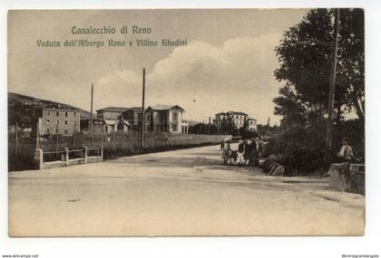 Cartolina Casalecchio di Reno Veduta dell'Albergo Reno e Villino 1911 viaggiata