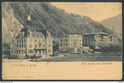 BOZEN vintage postcard Bolzano Hotel Austria Italy