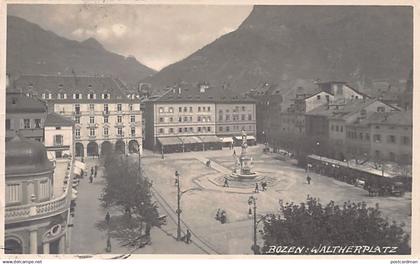 Italia - BOLZANO Bozen - Waltherplatz - CARTOLINE FOTO Anno 1922