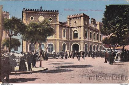 * BRESCIA - Stazione Ferroviaria 1920