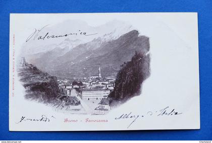 Cartolina Breno - Panorama - 1903 ca.