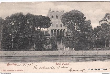 # BRINDISI: VILLA DIONISI 1904