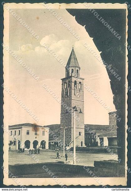 Cagliari Carbonia Campanile Alterocca 146807 FG cartolina JK4485