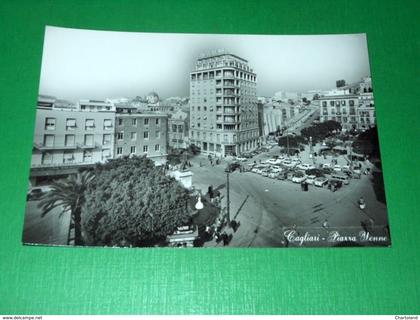 Cartolina Cagliari - Piazza Yenne 1960 ca