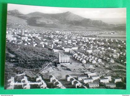 Cartolina Carbonia - Panorama - 1959