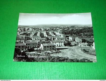 Cartolina Carbonia - Panorama parziale 1960 ca