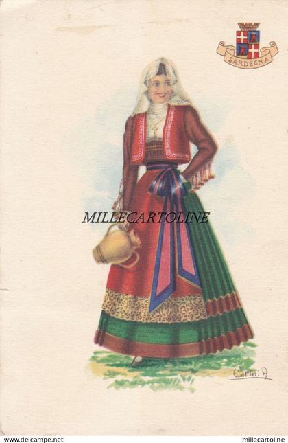 Costumi della Sardegna  - dis. Carini