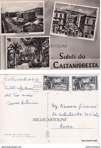 CALTANISSETTA: SALUTI DA   1953