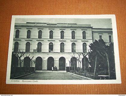 Cartolina Aversa ( Caserta ) - Manicomio Civile 1940 ca