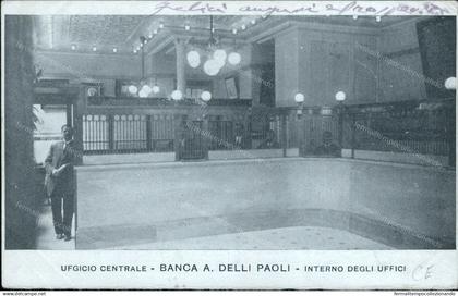 cs201 cartolina banca a.delli paoli interno uffici aversa? caserta?