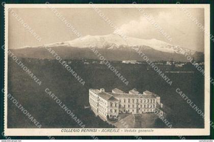 Catania Acireale Collegio Pennisi cartolina RB5682