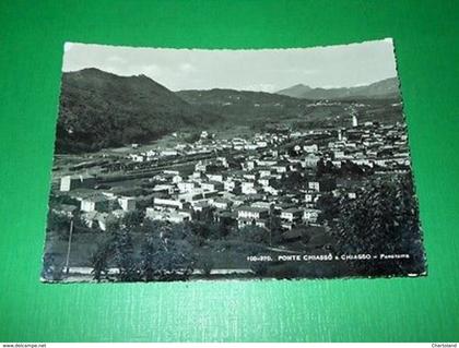 Cartolina Ponte Chiasso e Chiasso - Panorama 1952