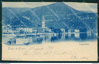 Como Cernobbio Lago di Como RIFILATA cartolina VK0265