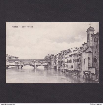 ITALY, Postcard, Florence, Ponte Vecchio, Unused