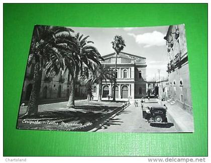Cartolina Cerignola ( Foggia ) - Teatro Mercadante 1953