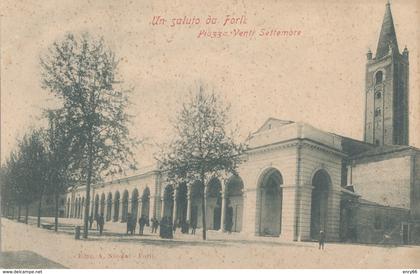 FORLI-UN SALUTO DA FORLI PIAZZA 20 SETTEMBRE