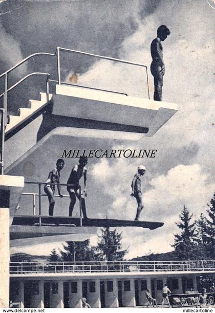 FIUGGI FONTE: Piscina - bambini su trampolino  1952