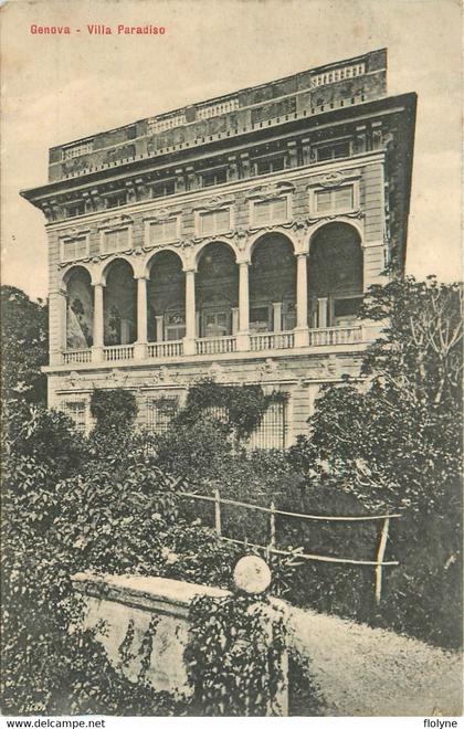 Genova - genoa - gênes - villa PARADISO - Modern hôtel D. COCHIS