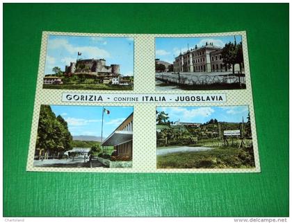 Cartolina Gorizia - Confine Italia Jugoslavia - Vedute diverse 1962