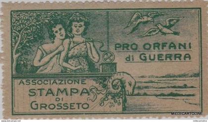 # ERINNOFILO - GROSSETO - PRO ORFANI DI GUERRA - ASSOCIAZ. STAMPA GROSSETO