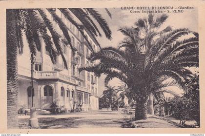 SAN REMO - Grand Hotel di Londra - Giardino Corso Imperatrice