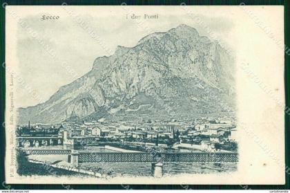 Lecco Città Due Ponti cartolina RB8580