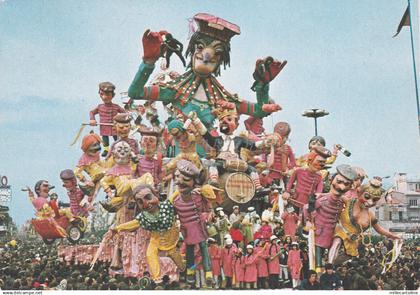 CARNEVALE DI VIAREGGIO - L'Ultima Battaglia del Carnevale, Cartolina 1973