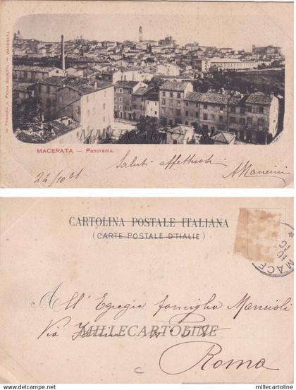 MACERATA: Panorama     1904