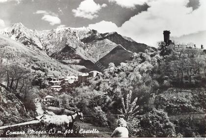 Cartolina - Comano ( Massa Carrara ) - Castello - 1961