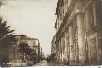 CPA Messina Via Garibaldi after earthqake SICILIA ITALY (809425)