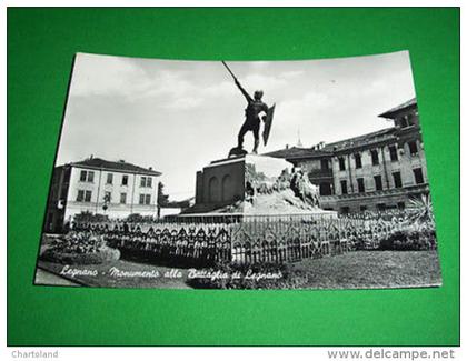 Cartolina Legnano - Monumento alla Battaglia di Legnano 1954