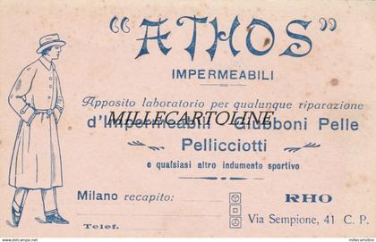 MILANO / RHO:  Impermeabili "Athos"