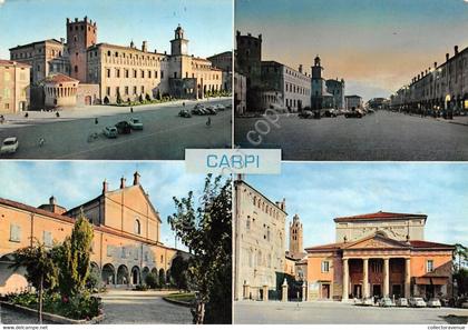 Cartolina Carpi vedute varie 1959 (Modena)